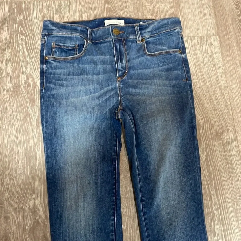 LOFT Made and Loved Traditional 5 Pocket Denim Leggings 8 / 29 - Picture 2 of 14
